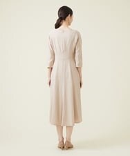GBEET10500 Sybilla(シビラ) トリアセストレッチワンピース ベージュ