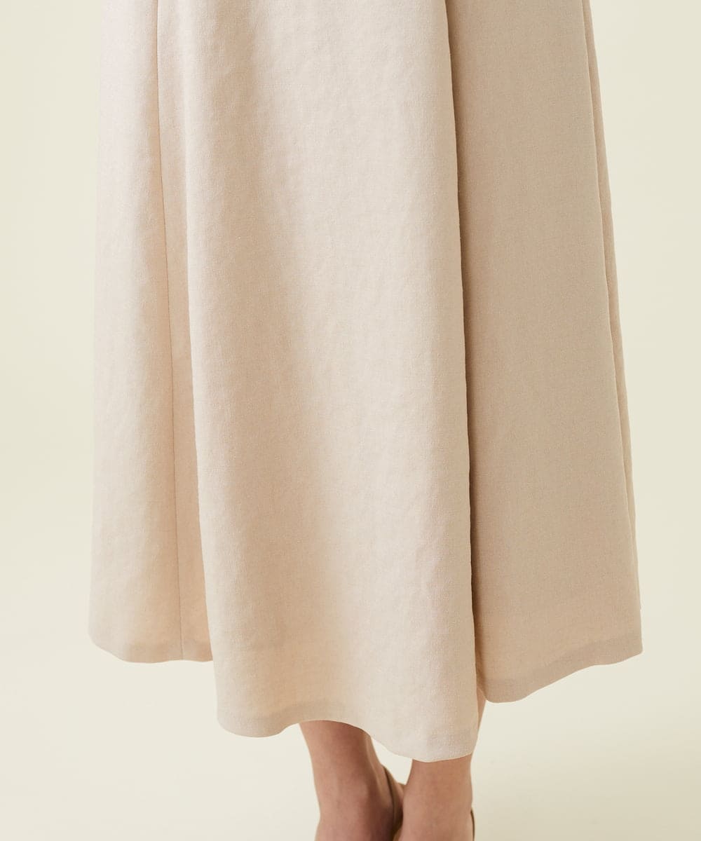 GBEET10500 Sybilla(シビラ) トリアセストレッチワンピース ベージュ