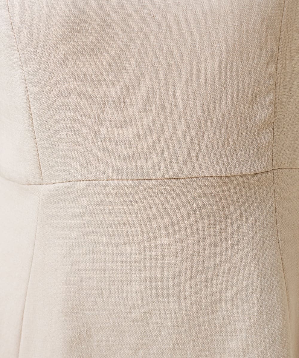 GBEET10500 Sybilla(シビラ) トリアセストレッチワンピース ベージュ