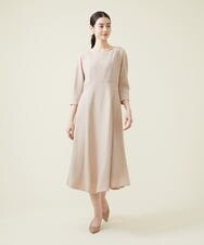 GBEET10500 Sybilla(シビラ) トリアセストレッチワンピース ベージュ