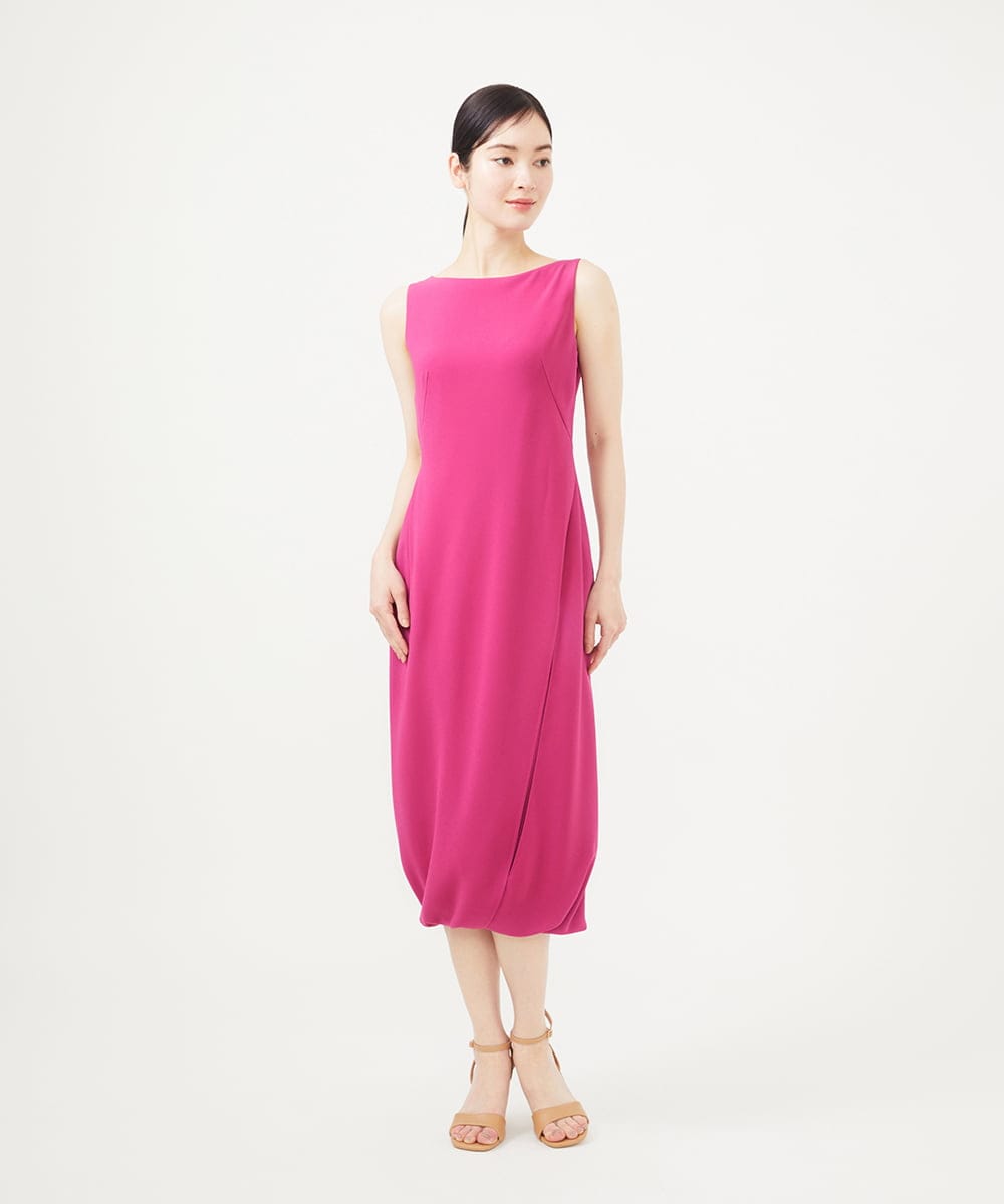 GBEGA02700 Sybilla(シビラ) 【SMART DRESS】チューリップヘムドレス ピンク