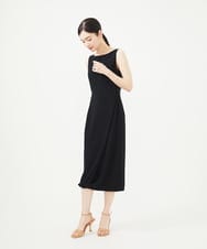 GBEGA02700 Sybilla(シビラ) 【SMART DRESS】チューリップヘムドレス ブラック
