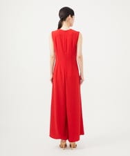 GBEGA03790 Sybilla(シビラ) 【SMART DRESS】フロントタックジャンプスーツ レッド