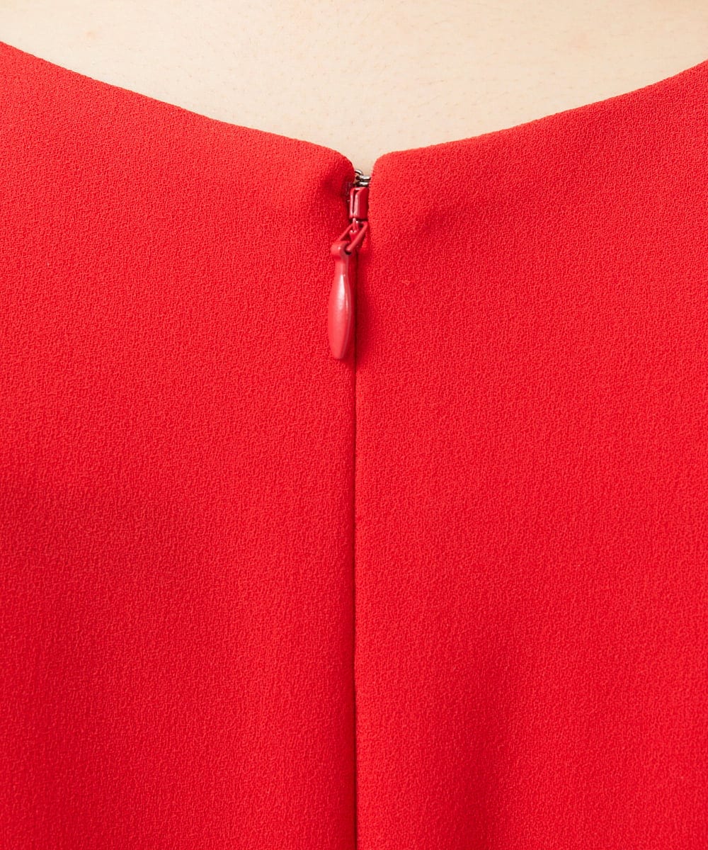 GBEGA03790 Sybilla(シビラ) 【SMART DRESS】フロントタックジャンプスーツ レッド