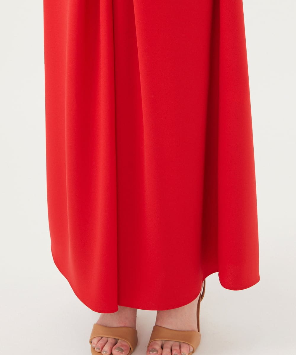 GBEGA03790 Sybilla(シビラ) 【SMART DRESS】フロントタックジャンプスーツ レッド