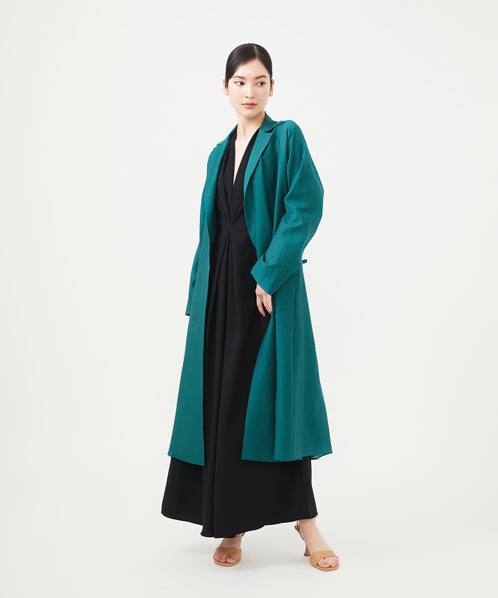 GBEGA03790 Sybilla(シビラ) 【SMART DRESS】フロントタックジャンプスーツ ブラック