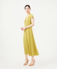 GBEGA04690 Sybilla(シビラ) 【SMART DRESS】Vネックドレス イエロー