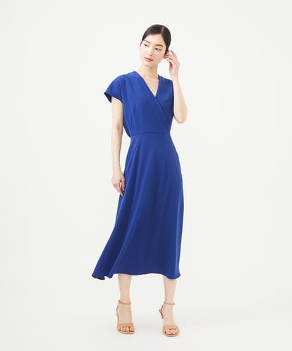 GBEGA04690 Sybilla 【メディア着用】【SMART DRESS】Vネックドレス