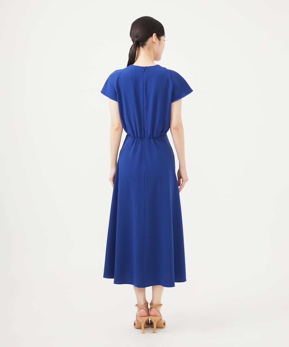 GBEGA04690 Sybilla(シビラ) 【SMART DRESS】Vネックドレス ブルー