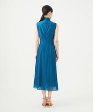 GBEGA05630 Sybilla(シビラ) 【SMART DRESS】フロントドレープドレス ブルー