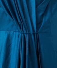 GBEGA05630 Sybilla(シビラ) 【SMART DRESS】フロントドレープドレス ブルー