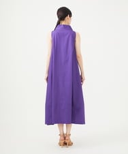 GBEGA58590 Sybilla(シビラ) 【SMART DRESS】オフカラーアメリカンスリーブドレス パープル