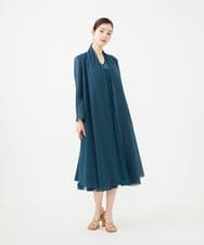 GBEGB40700 Sybilla(シビラ) バイカラープリーツドレス グリーン