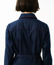 GBEGD06600 Sybilla(シビラ) ステッチデニムドレス ネイビー