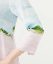 GBEGD26700 Sybilla(シビラ) ランドスケーププリントドレス マルチカラー