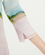 GBEGD26700 Sybilla(シビラ) ランドスケーププリントドレス マルチカラー