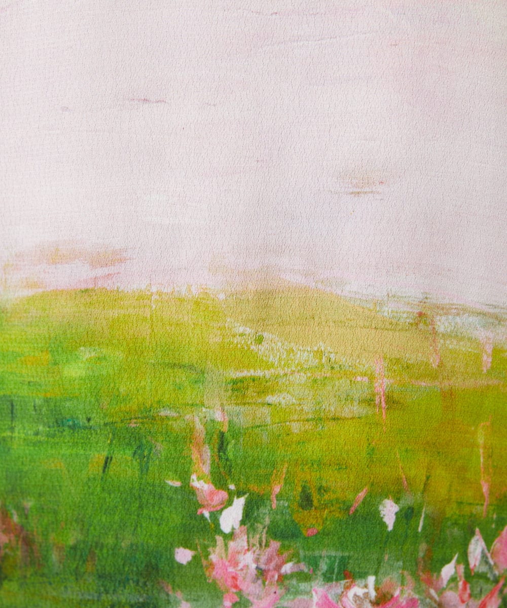 GBEGD26700 Sybilla(シビラ) ランドスケーププリントドレス マルチカラー