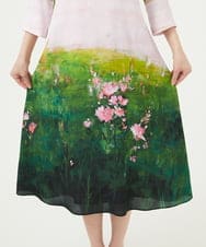 GBEGD26700 Sybilla(シビラ) ランドスケーププリントドレス マルチカラー