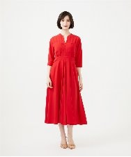 GBEGD35700 Sybilla(シビラ) 2ポケットドレス レッド