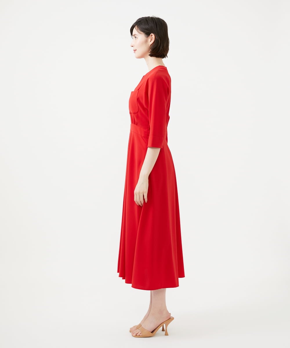 GBEGD35700 Sybilla(シビラ) 2ポケットドレス レッド
