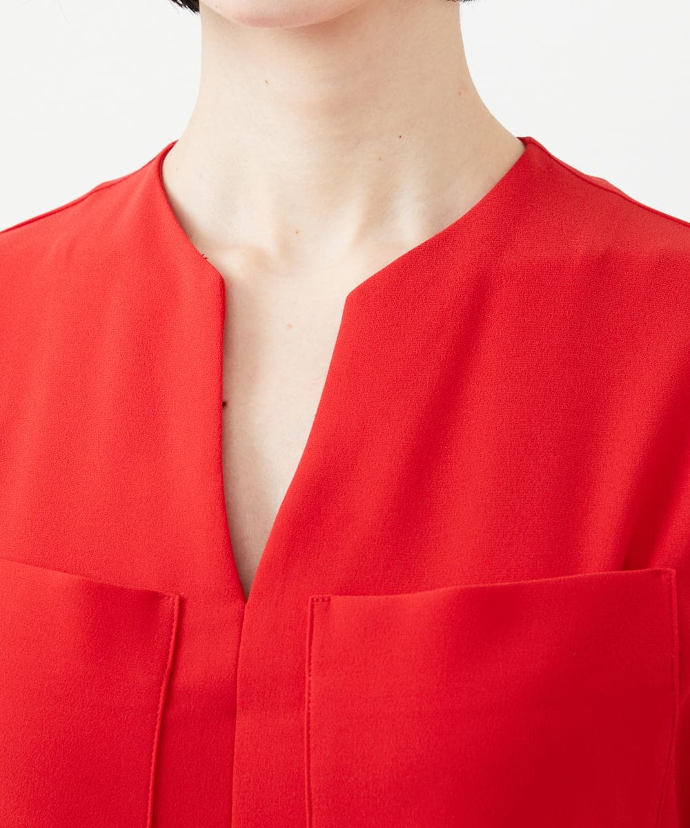 GBEGD35700 Sybilla(シビラ) 2ポケットドレス レッド