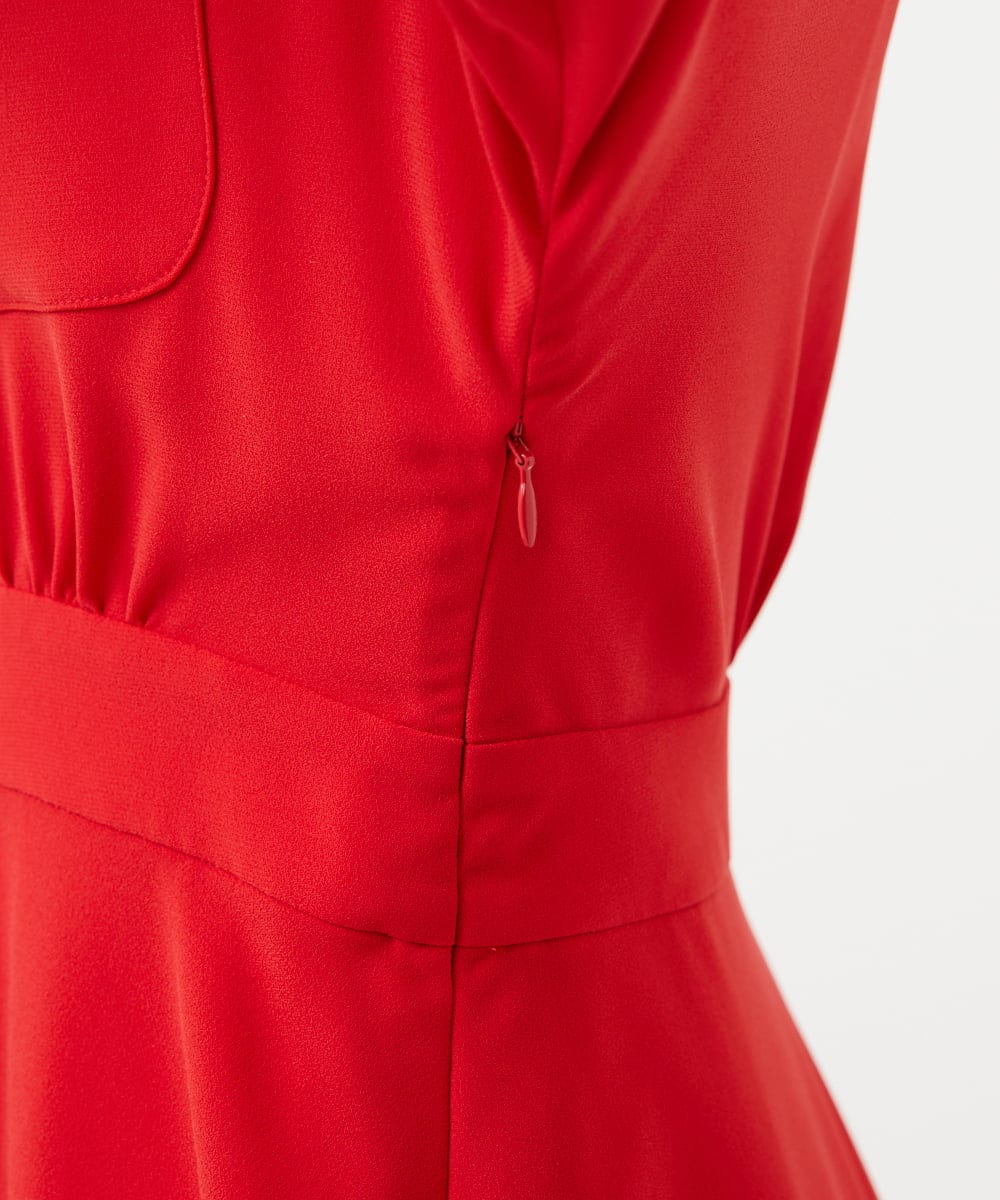 GBEGD35700 Sybilla(シビラ) 2ポケットドレス レッド