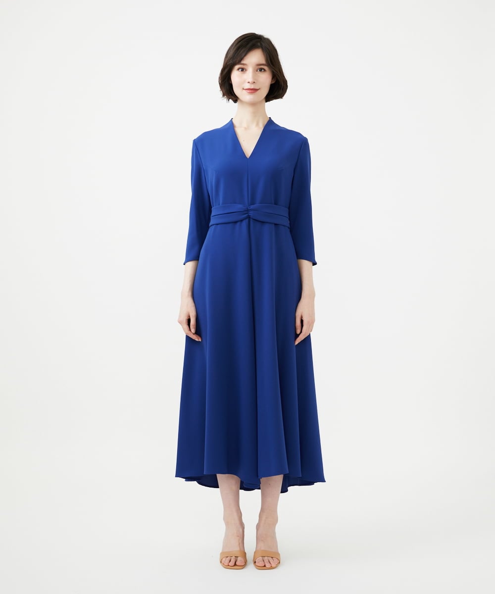 GBEGD36700 Sybilla(シビラ) ウエストベルトドレス ブルー