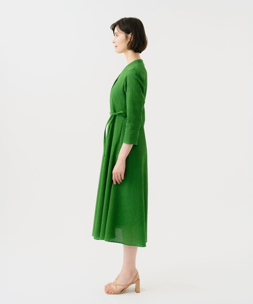 GBEGD45600 Sybilla(シビラ) アイレットレースドレス グリーン