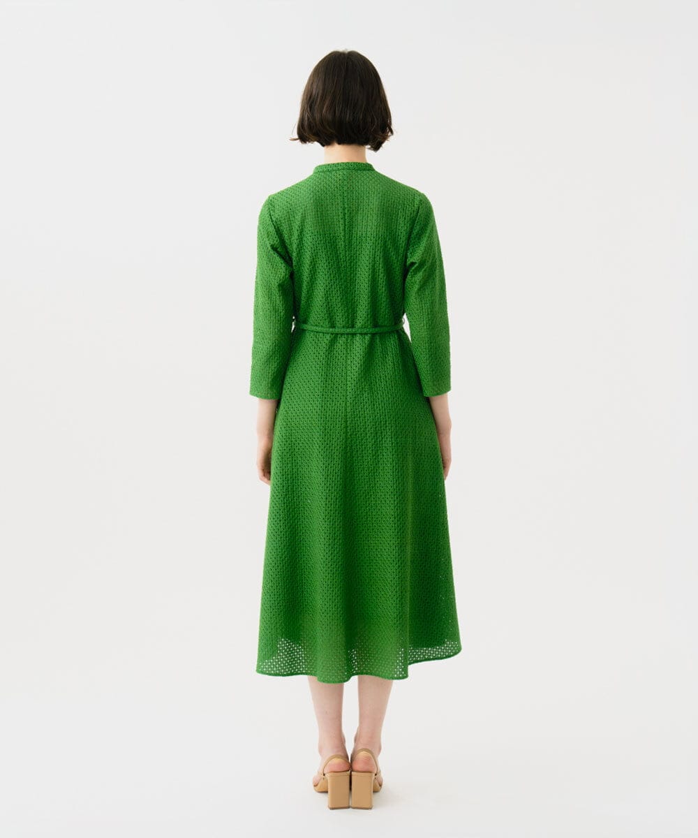 GBEGD45600 Sybilla(シビラ) アイレットレースドレス グリーン