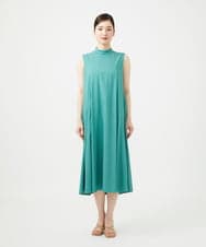 GBEGE30500 Sybilla(シビラ) ボトルネックテントラインドレス ターコイズグリーン