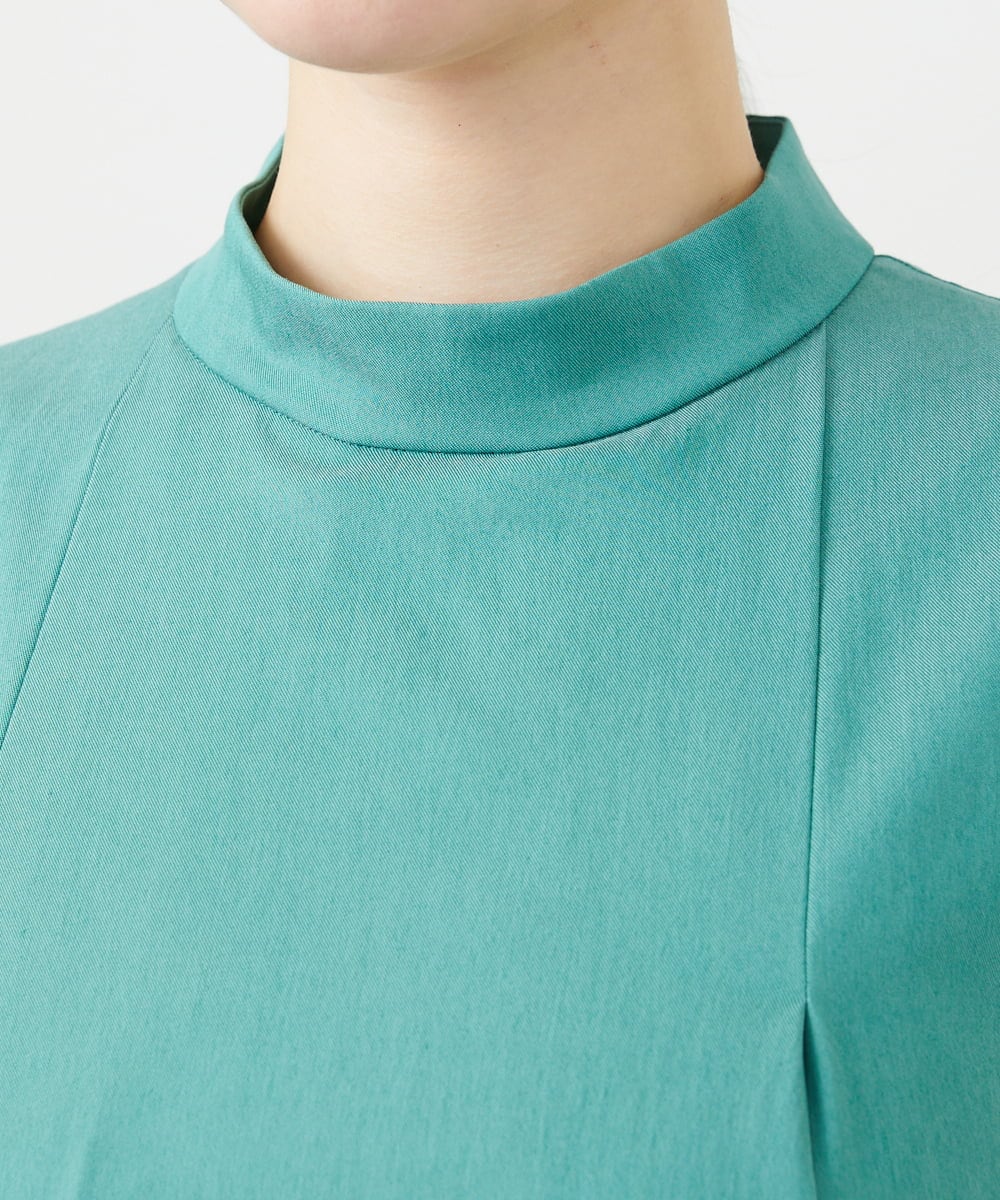 GBEGE30500 Sybilla(シビラ) ボトルネックテントラインドレス ターコイズグリーン