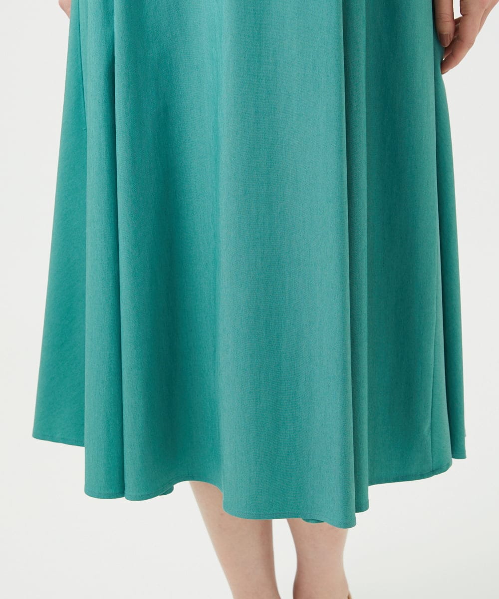 GBEGE30500 Sybilla(シビラ) ボトルネックテントラインドレス ターコイズグリーン