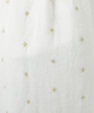 GBEGE41500 Sybilla(シビラ) ダイヤ刺繍リネンドレス ホワイト