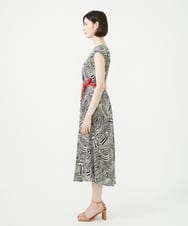 GBEGF08630 Sybilla(シビラ) ゼブラプリントドレス ブラック