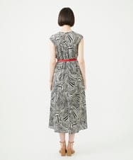 GBEGF08630 Sybilla(シビラ) ゼブラプリントドレス ブラック