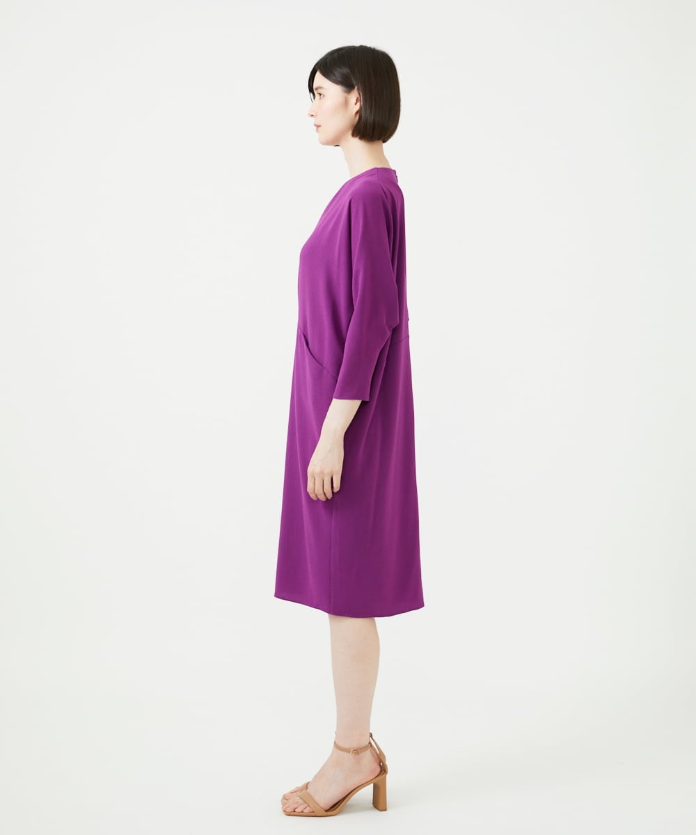 GBEGF32500 Sybilla(シビラ) フロントタックドレス パープル