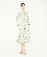 Sybilla シビラ リーフプリントワンピース イトキンオンラインストア