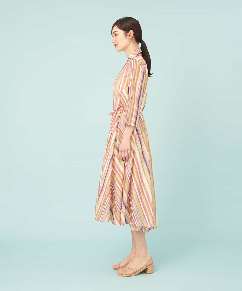 Sybilla シビラ マルチストライプシャツワンピース イトキンオンラインストア Sybilla シビラ マルチストライプシャツワンピース イトキンオンラインストア