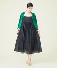 GBEGQ15430 Sybilla(シビラ) シアープリーツキャミソールドレス ブラック