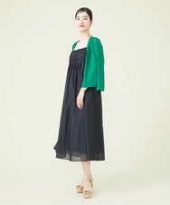 GBEGQ15430 Sybilla(シビラ) シアープリーツキャミソールドレス ブラック
