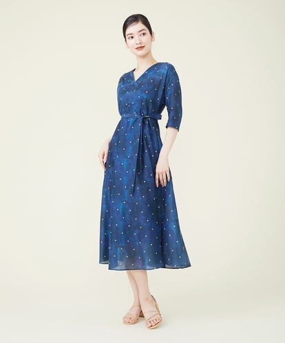 GBEGR19630  アスタリスク刺繍ワンピース