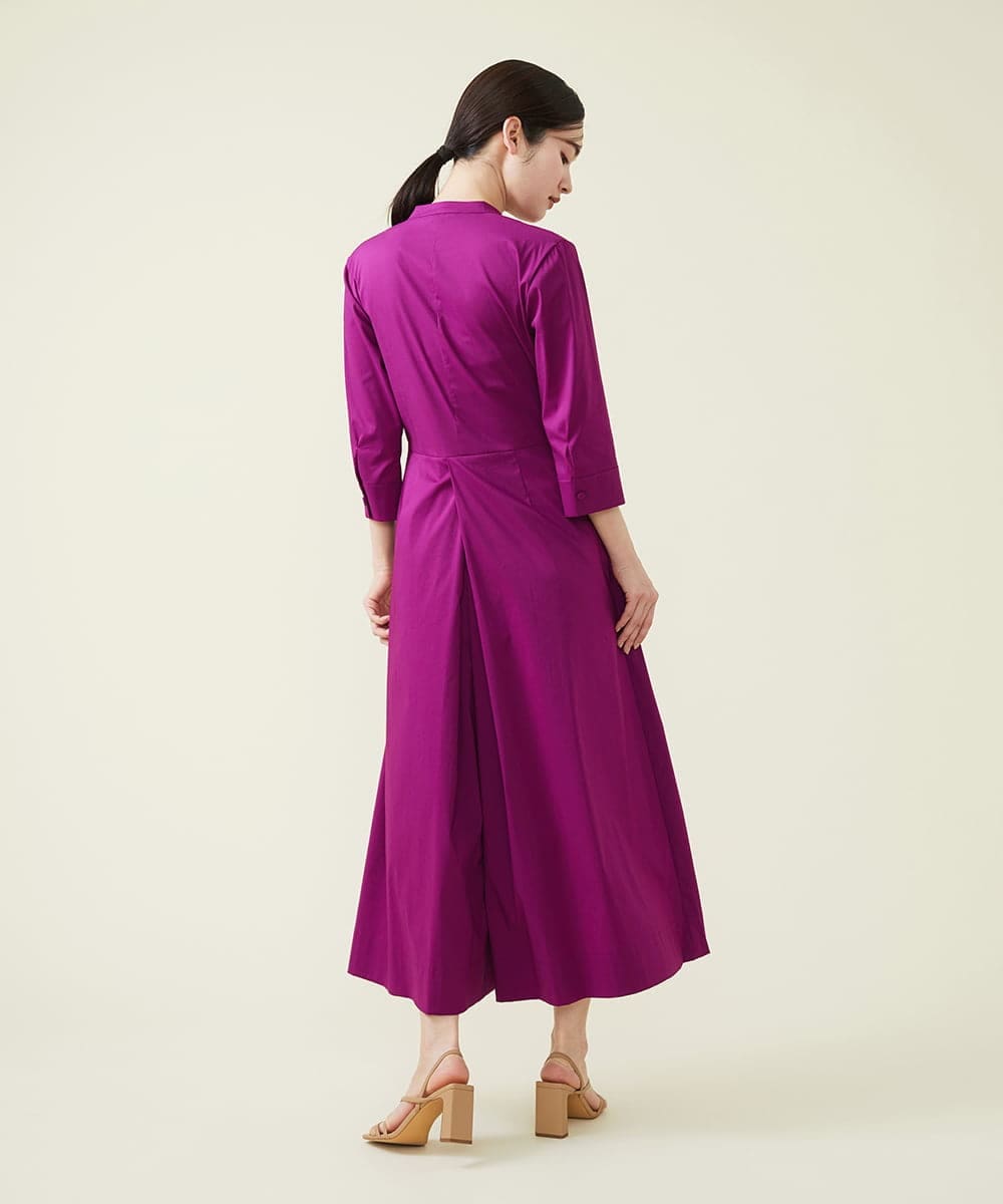 SYBILLA DRESS】ウエストバックルラップジャンプスーツ(サロペット