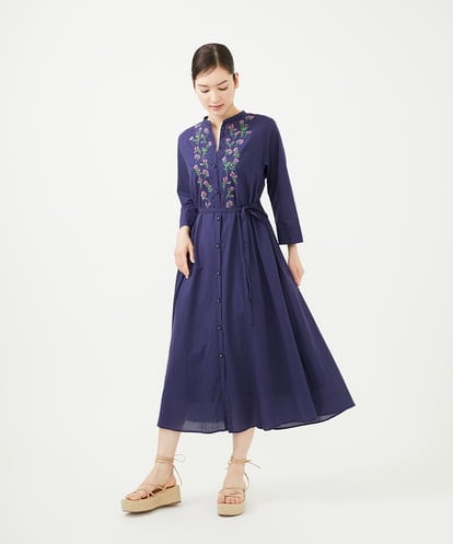 GBEHA39500 Sybilla 【INDIA】フラワー刺繍ドレス