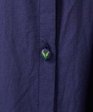 GBEHA39500 Sybilla(シビラ) 【INDIA】フラワー刺繍ドレス ネイビー