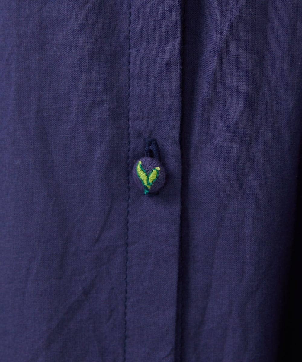 GBEHA39500 Sybilla(シビラ) 【INDIA】フラワー刺繍ドレス ネイビー
