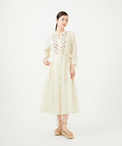 GBEHA39500 Sybilla 【INDIA】フラワー刺繍ドレス