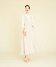 GBEHP25500 Sybilla(シビラ) ノースリーブリネンワンピース ベージュ
