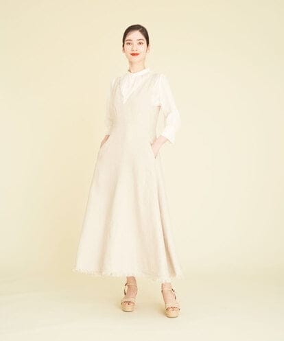 GBEHP25500 Sybilla ノースリーブリネンワンピース