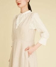 GBEHP25500 Sybilla(シビラ) ノースリーブリネンワンピース ベージュ
