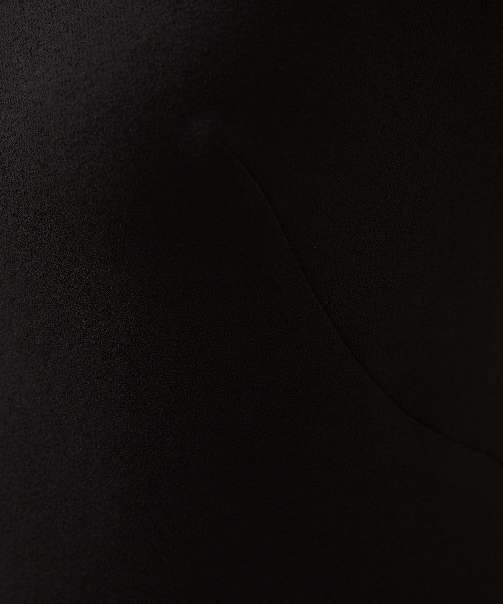 GBEJA04800 Sybilla(シビラ) Vネックロングドレス ブラック